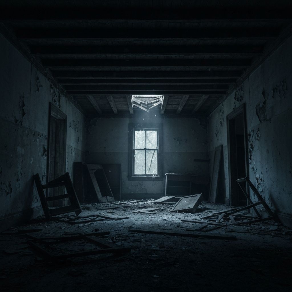 البيت المهجور: أسرار منسية في واحة النسيان